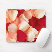 rozen roze en rood muismat (Met muis)