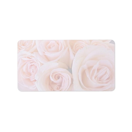 Rozen roze etiket (Voorkant)