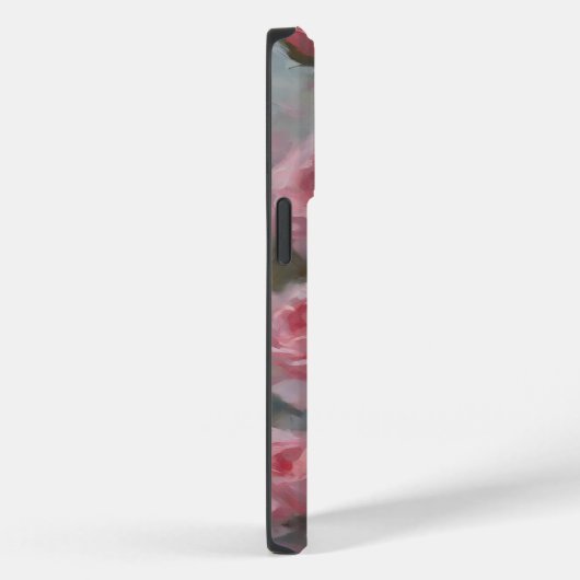 Rozen roze geschilderd Case-Mate iPhone case (Achterkant / Rechts)