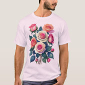 Rozen Rozen Rozen T-shirt (Voorkant)
