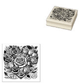 Rozen Rubberstempel (Gestempeld)
