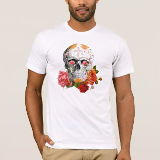 Rozen schedel t-shirt