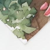  Rozen schommel met Quilt Charm Fleece Deken (Hoek)