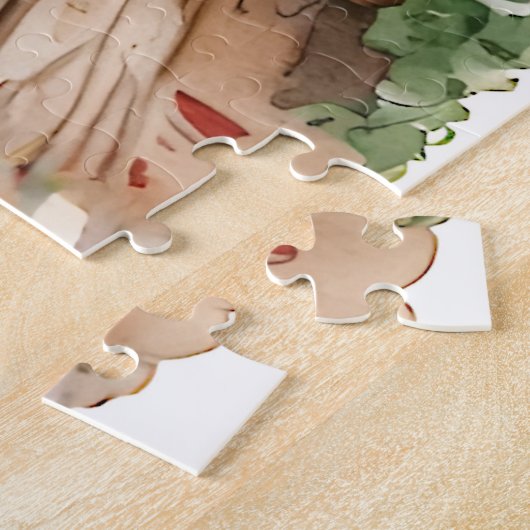  Rozen schommel met Quilt Charm Legpuzzel (Zijkant)