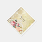  Rozen Servetten (Hoek)