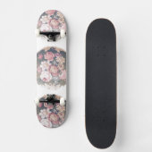 Rozen siradesign skateboard (Voorkant)