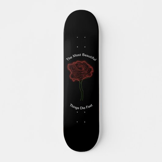 Rozen Skateboard (Voorkant)