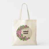 Rozen slinger tote bag (Achterkant)