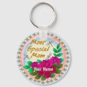 Rozen Special Mom sleutelhanger (Voorkant)