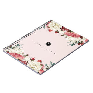 Rozen Spiral Monogram Journal-notebook Notitieboek