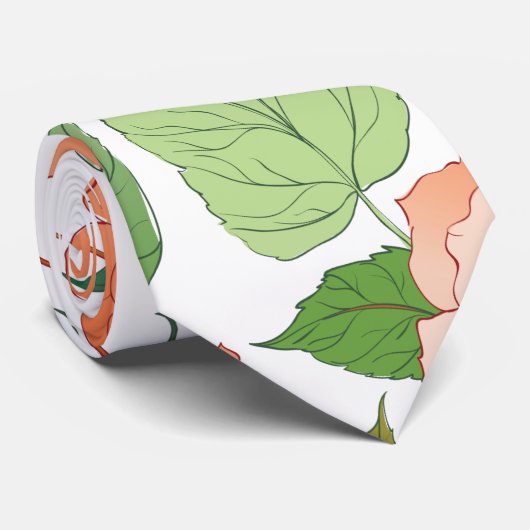 Rozen Stropdas (Opgerold)