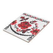 Rozen Tegeltje (Zijkant)