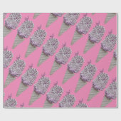 Rozen trechter cadeaupapier (Vlak)