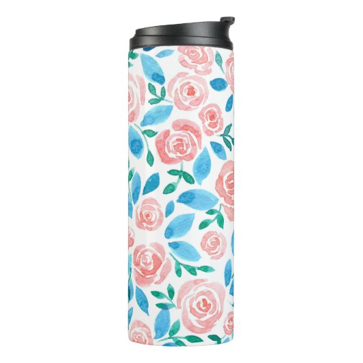 Rozen tuin 2 thermosbeker (Gedraaid links)