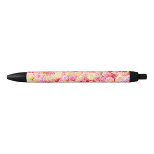 Rozen tuin blauwe inkt pen