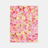 Rozen tuin fleece deken (Voorkant)