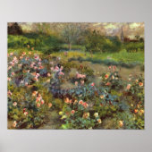 Rozen tuin, Renoir Poster (Voorkant)