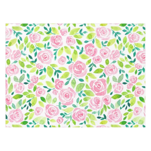 Rozen tuin tafelkleed (Voorkant (Horizontaal))