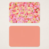 Rozen tuin visitekaartje (Voorkant /achterkant)