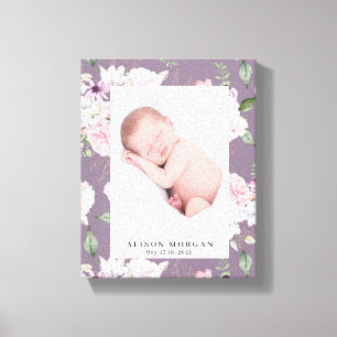 rozen tuinelegant florfoto baby canvas afdruk