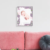 rozen tuinelegant florfoto baby canvas afdruk (Insitu (Woonkamer))