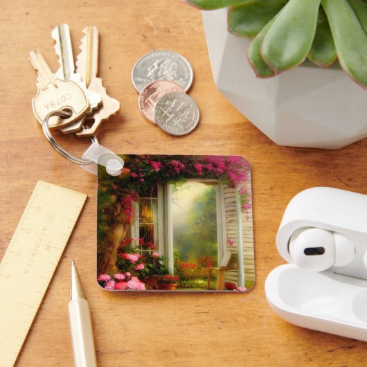 Rozen tuinhek  sleutelhanger (Bureau)