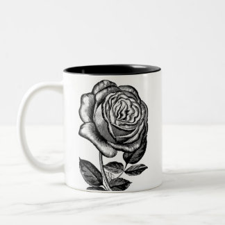 Rozen, Tuinman geschenk, Moedergeschenk, Roos Tweekleurige Koffiemok