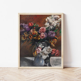 Rozen, tulpen en lila's   Lovis Corinth Poster