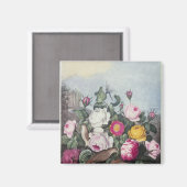 Rozen uit de "tempel van Flora" Magneet (Voorkant / Achterkant)