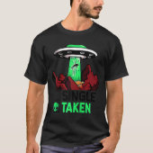 Rozen Valentijnsdag Datum nacht Aliens spek T-shirt (Voorkant)