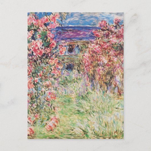 Rozen van Claude Monet Briefkaart (Voorkant)
