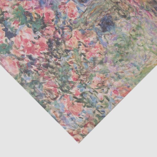 Rozen van Claude Monet Tissuepapier (Detail)