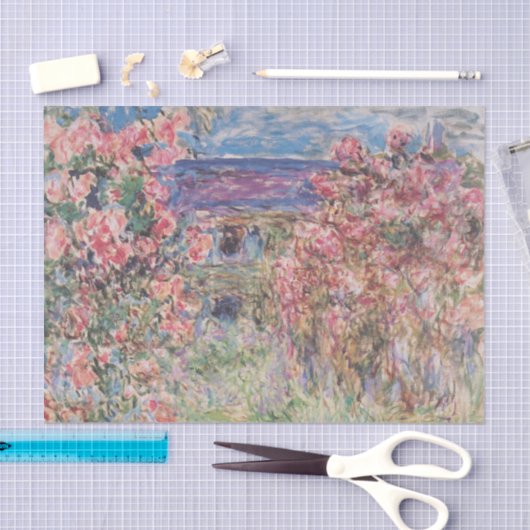 Rozen van Claude Monet Tissuepapier (Craft)
