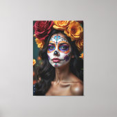 Rozen van de doden canvas afdruk (Voorkant)