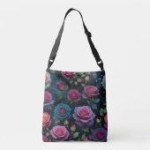 Rozen van de Romantiek  Crossbody Tas (Achterkant)