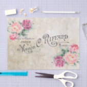 Rozen van de Roze Waterverf van Parijs Weefselpap Tissuepapier (Craft)