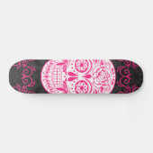 Rozen van de roze zwarte suikerriet skateboard (Horizontaal)