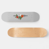 Rozen van de schedel en het zwaard Schatbord Skateboard (Horizontaal)
