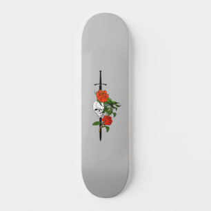 Rozen van de schedel en het zwaard Schatbord Skateboard
