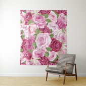 Rozen van de waterverf 10 wandkleed (In situ)