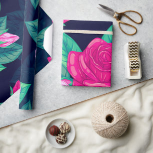 Rozen van de waterverf 13 cadeaupapier