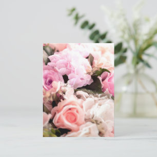 Rozen van de waterverf 25 briefkaart