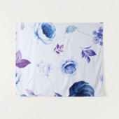 Rozen van de waterverf 31 wandkleed (Voorkant (horizontaal))