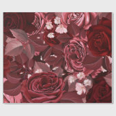 Rozen van de waterverf 35 cadeaupapier (Vlak)