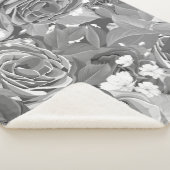 Rozen van de waterverf 39 sherpa deken (3/4)