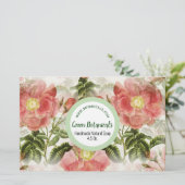 Rozen van de waterverf Product Merkpapier Briefpapier (Staand voorkant)