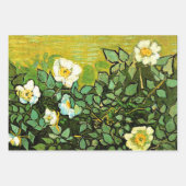 Rozen van drie verschillende beroemde kunstenaars  inpakpapier vel (Voorkant)