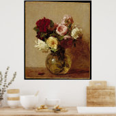 rozen van Fantin-Latour Poster (Keuken)