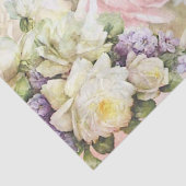 Rozen van Floral Pastel Tissuepapier (Detail)