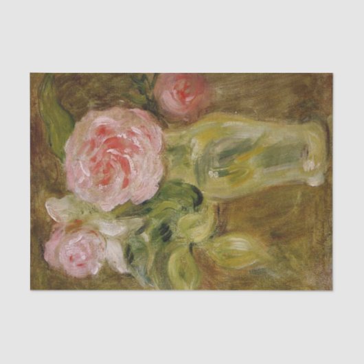 Rozen van het tijdschrift Berthe Morisot Tissuepapier (Voorkant)